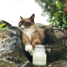 Load image into Gallery viewer, Smoky Quartz | Honeysuckle & Sage Soy Candle