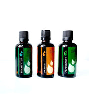Load image into Gallery viewer, Pure Peppermint-Eucalyptus-Lemon or Orange Essential Oils