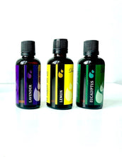 Load image into Gallery viewer, Pure Lavender, Eucalyptus, Lemon or Orange Essential Oils