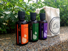 Load image into Gallery viewer, Pure Peppermint-Lavender-Lemon or Orange Essential Oils