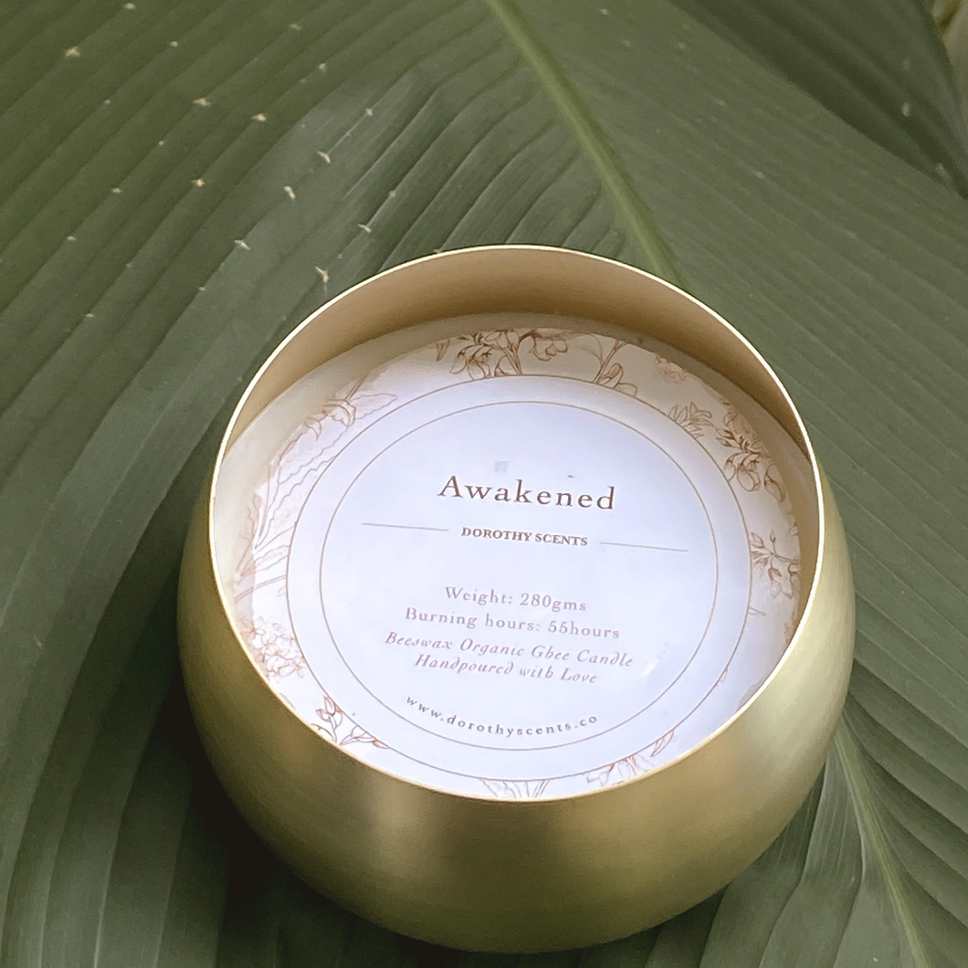 Mindfulness Awakened Candle