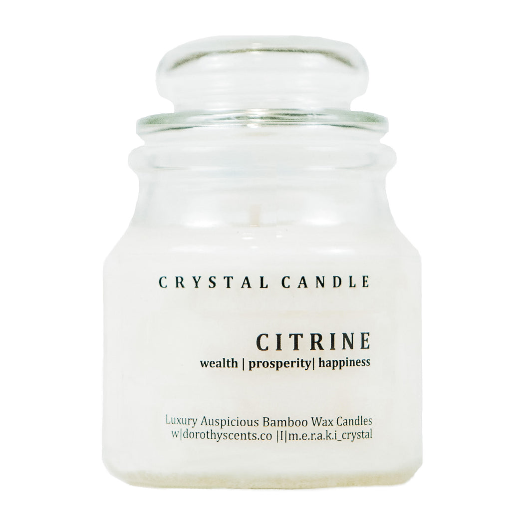 Citrine | Auspicious Bamboo Soy Candle