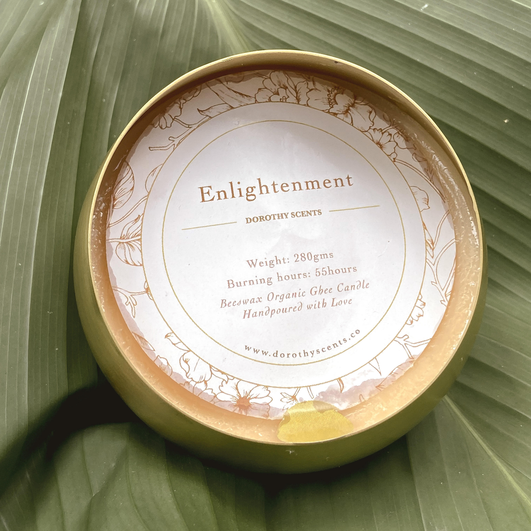 Mindfulness Enlightenment Candle