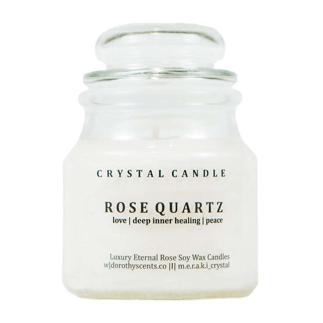Rose Quartz | Eternal Rose Soy Candle